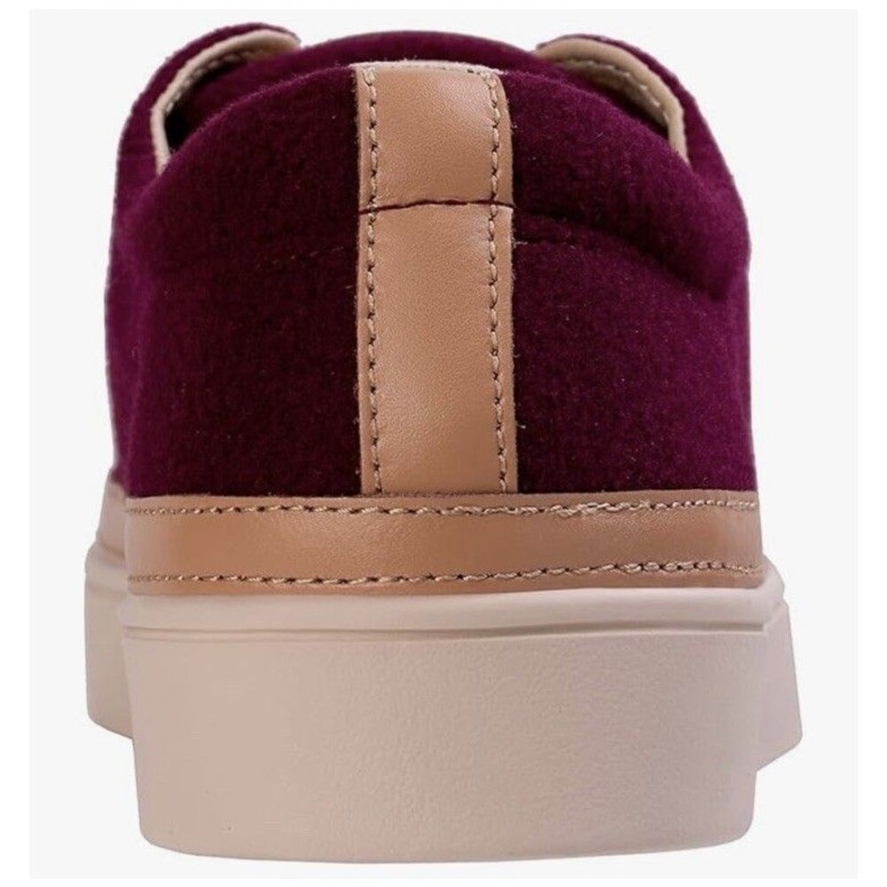 Revitalign Malibú Size 6B Women's Leather Casual Orthotic Shoes Burgundy - Picture 6 of 11